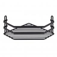 Полка угловая  1 ярус черный матовый 20x20x10 см Teknotel