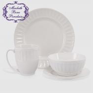 Набор столовый  Imperial next 4 персоны 16 предметов Macbeth bone porcelain