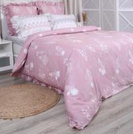 Комплект постельного белья  Двуспальный Сатин pink MONA LIZA