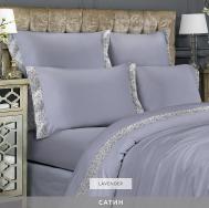 Комплект постельного белья  Евро Сатин Lavender MONA LIZA