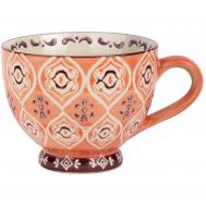 Кружка  красная 15х11х9 см ГЛАСАР