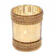 Подсвечник  Trim золотой 10 см Goodwill deco