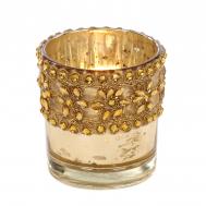 Подсвечник  Flower золотой 8 см Goodwill deco