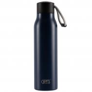 Вакуумная бутылка термос  Albury синий с ручкой 600 мл Gipfel