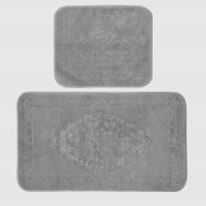 Набор ковриков для ванны  Antique серый 2 шт Retro textil