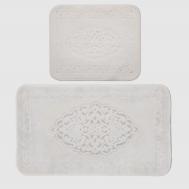 Набор ковриков для ванны  Antique кремовый 2 шт Retro textil