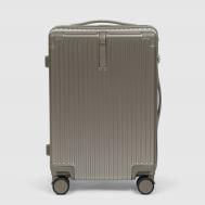 Чемодан  серый шампань 39х22,5х56 см Zhongshan Silk