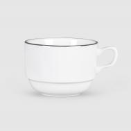 Чашка чайная  ф.Браво 250 мл "Заводной край платиной" Башкирский фарфор