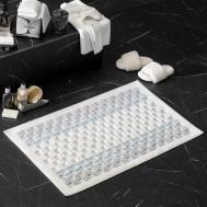 Коврик для ванной  Эрланд бело-синий 60х100 см Togas