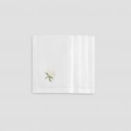 Салфетка  Моверне белая/зеленая 50х50 см Togas