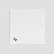 Салфетка  Сколлари белая/темно-зеленая 35х45 см Togas