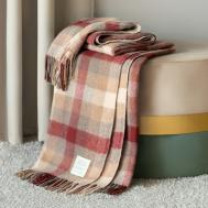 Плед  Винсенте бордо-коричневый 150х200/10х2 см Estia