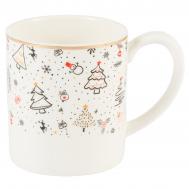 Кружка  Christmas белая 350 мл Gipfel