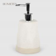 Диспенсер для жидкого мыла  из керамики с белым напылением Hometex