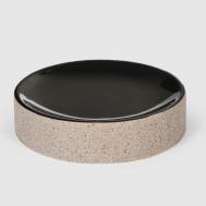 Мыльница  из керамики габбро глазурь Aspire sanitary