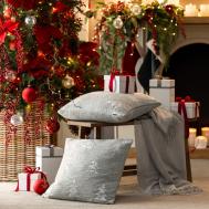 Подушка декоративная  Лемансо серый 50х50 см Togas