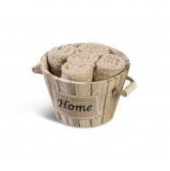 Комплект полотенец Daily By T Тимбер бежевый 30х30, 5 предметов DAILY by Togas