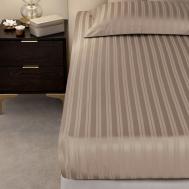 Простыня на резинке  Саккард бежевый 160x200+35 Togas