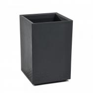 Кашпо на колесах с дренажной системой  Karo 40x40h60 антрацит Lamela