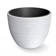 Кашпо  Furu d47 h38.5 см белый с вкладышем Prosperplast