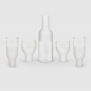 Набор посуды  кувшин 1 л, 4 стакана 320/340 мл Ownland