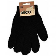 Мочалка-перчатки для душа  из бамбукового волокна deco