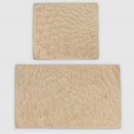 Набор ковриков для ванны  Аrya 60х100/60х50 см бежевый Vonella