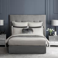 Комплект постельного белья  Ларье Полуторный Серый Togas