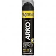 Гель для бритья  men black 240 мл Arko
