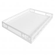 Поднос  прямоугольный белый 28,4х19,7х4 см Gala