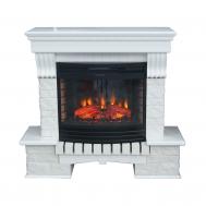 Портал  экстер лофт panoramic 25 белый InterFlame