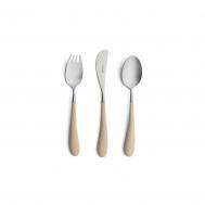 Набор столовых приборов  Alice ivory детский 3 предмета Cutipol