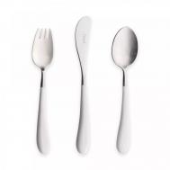 Набор столовых приборов  Alice white детский 3 предмета Cutipol