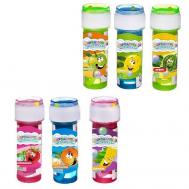 Мыльные пузыри  Мерцающие пузырьки Веселые фрукты 50 мл в ассортименте ABtoys