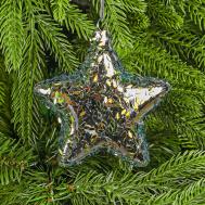 Шар  стеклянный новогодний звезда 10x5x10 см Yancheng Shiny