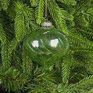 Шар стеклянный новогодний  блестящий 8х8х8 см Yancheng Shiny