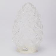 Шишка стеклянная  с подсветкой 9х9х16 см Yancheng Shiny