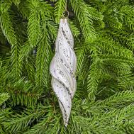 Украшение стеклянное  сосулька 4x4x16 см Yancheng Shiny