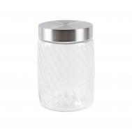 Банка для сыпучих продуктов  узор 1,3 л HomeFeel