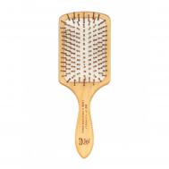 Расчёска массажная  261 деревянная коричневая Lei