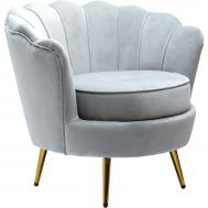 Кресло  Флоренция серое 78х77х65 см ГЛАСАР