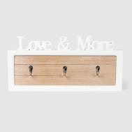 Вешалка настенная  деревянная 40х3х19 см Dekor pap