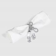 Кольцо для салфеток  из акрила серебристое Dekor pap