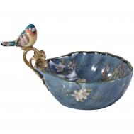 Чаша  с птичкой hld2136 20х14х13 см ГЛАСАР