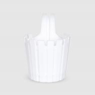 Кашпо  akasya single 15.5x23.5х20.5 см белое Polimod