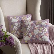 Подушка декоративная  Равера розовый 40х40 см Togas