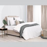 Комплект постельного белья  Лорено Двуспальный белый Dome