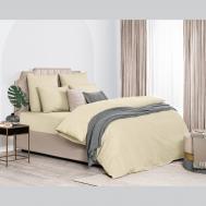 Комплект постельного белья  Лорено Двуспальный евро бежевый Dome