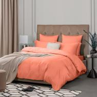 Комплект постельного белья  Орнелла Двуспальный кинг сайз оранжевый Estia