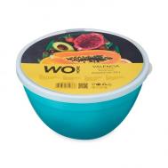 Миска с крышкой  Valencia пластиковая зеленая 3,2 л WO Home